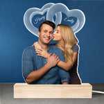 Custom Photo Couple Gifts - Personalized 3D LED Light