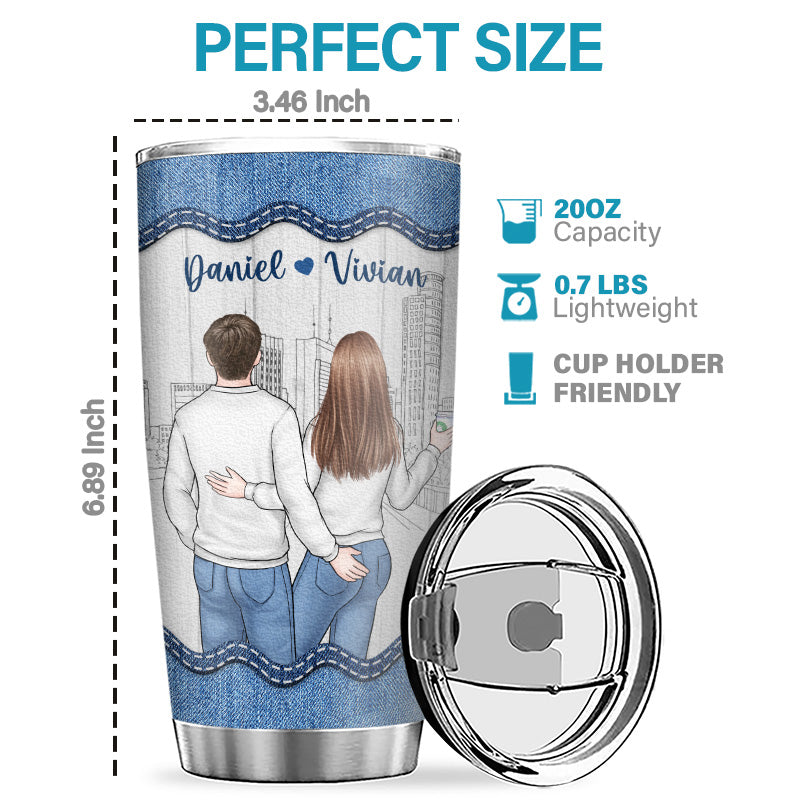 You Are The Only One - Couple Personalized Custom Tumbler - Gift For Husband Wife, Anniversary
