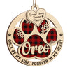 Forever Loved, Forever Missed - Memorial Personalized Custom Ornament - Wood Custom Shaped - Christmas Gift, Sympathy Gift For Pet Owners, Pet Lovers