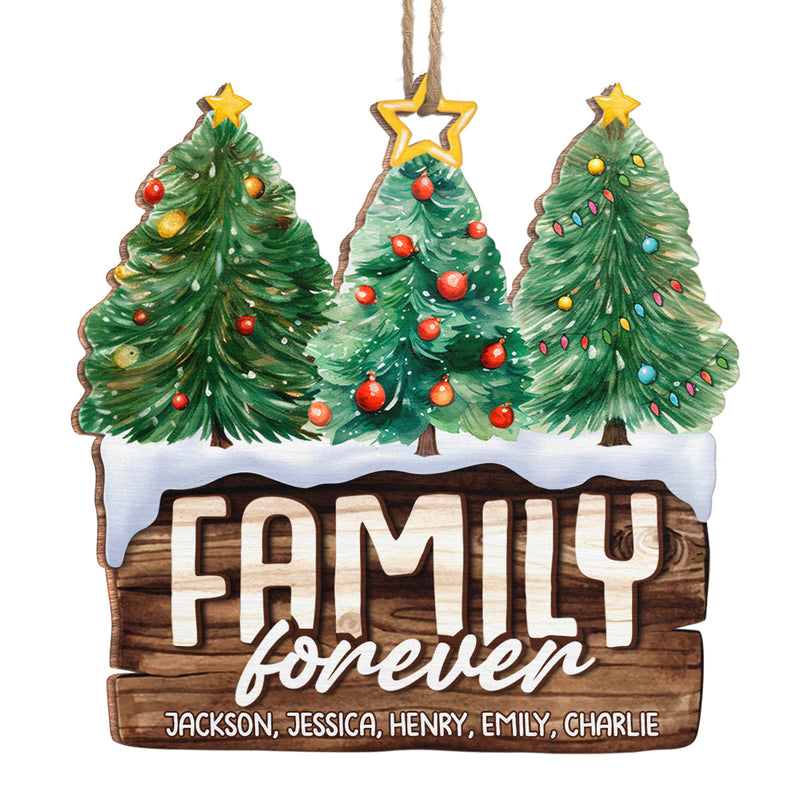 Custom Name Christmas Family Gifts - Personalized Ornament