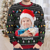 Custom Photo Disorderly But Dazzling - Family Personalized Custom Ugly Sweatshirt - Unisex Wool Jumper - Christmas Gift For Family Members