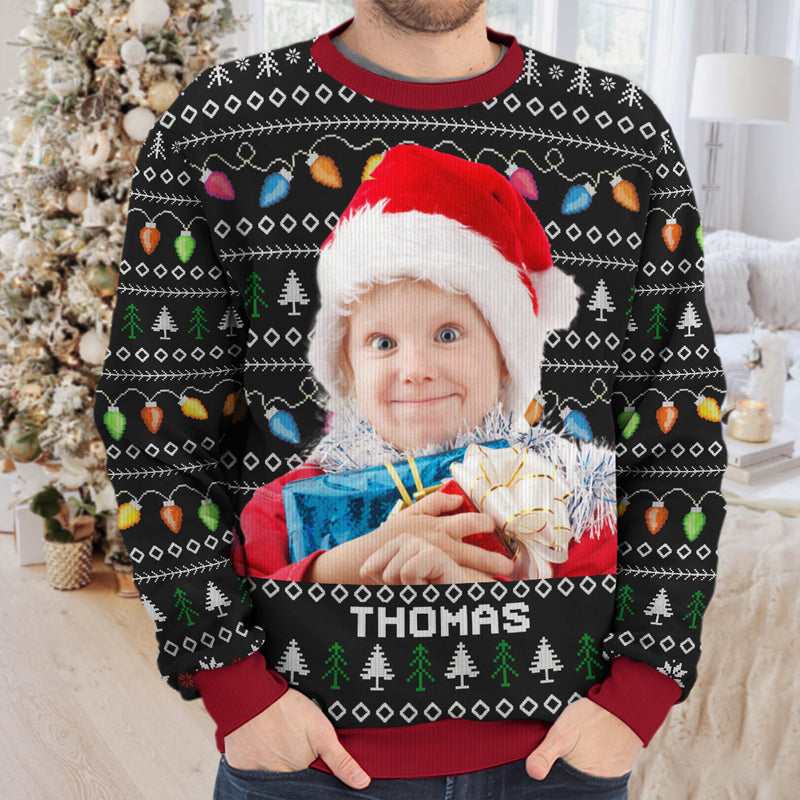 Custom Photo Christmas Gifts for Kids - Personalized Sweatshirt