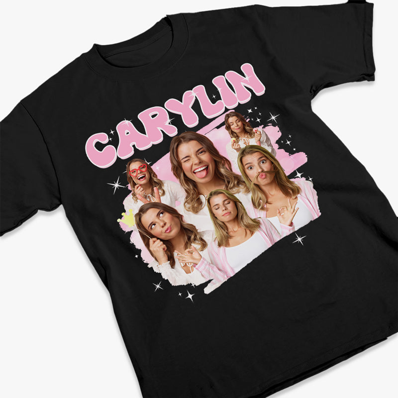 Custom Name Photo Collage Gifts for Women - Personalized Apparel