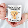 Our Favorite Human - Dog Personalized Custom Mug - Gift For Pet Owners, Pet Lovers