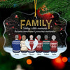 Little Moments Become Precious Memories - Family Personalized Custom Ornament - Acrylic Benelux Shaped - Christmas Gift For Family Members