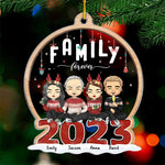 Custom Name Christmas Besties Gifts for Women - Personalized Ornament