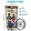 Congrats On Being My Husband - Couple Personalized Custom Tumbler - Gift For Husband Wife, Anniversary