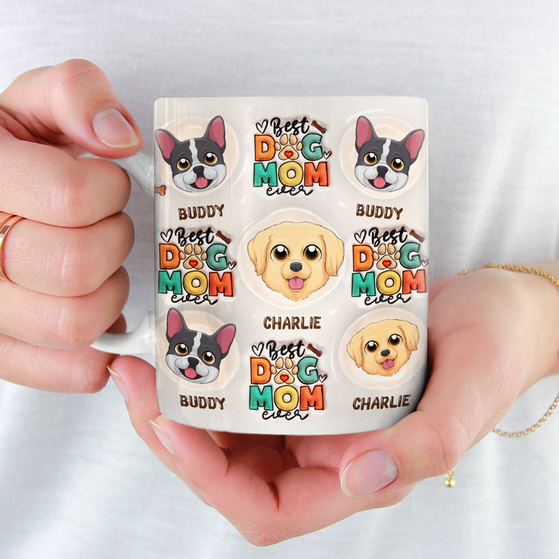 We're Awesome - Dog Personalized Custom 3D Inflated Effect Printed Mug - Christmas Gift For Pet Owners, Pet Lovers