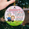 I'm So Proud Of You - Family Personalized Custom Ornament - Ceramic Round Shaped - Christmas Gift For Grandma