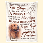 Custom Cat Memorial Sympathy Gifts for Pet Moms - Personalized Blanket