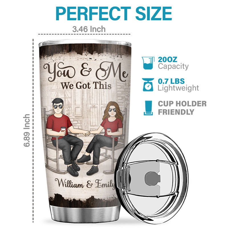 From Our First Kiss Till Our Last Breath - Couple Personalized Custom Tumbler - Gift For Husband Wife, Anniversary