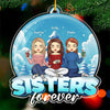 Friends Offer Free Therapy - Bestie Personalized Custom Ornament - Acrylic Custom Shaped - Christmas Gift For Best Friends, BFF, Sisters