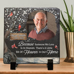 Custom Photo Memorial Heaven Decor - Personalized Memorial Stone