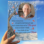 Custom Photo Memorial Cardinal Tribute Decor - Personalized Acrylic Plaque