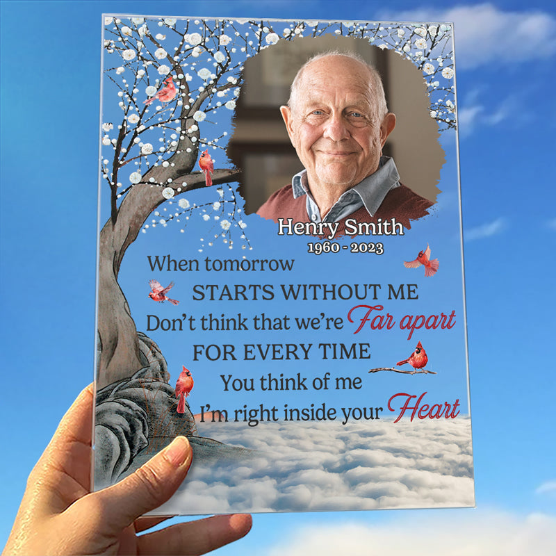 Custom Photo Still Loved, Still Missed - Memorial Personalized Custom Rectangle Shaped Acrylic Plaque - Sympathy Gift For Family Members