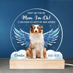 Custom Name Pet Memorial Gifts for Dog Lovers - Personalized 3D LED Light