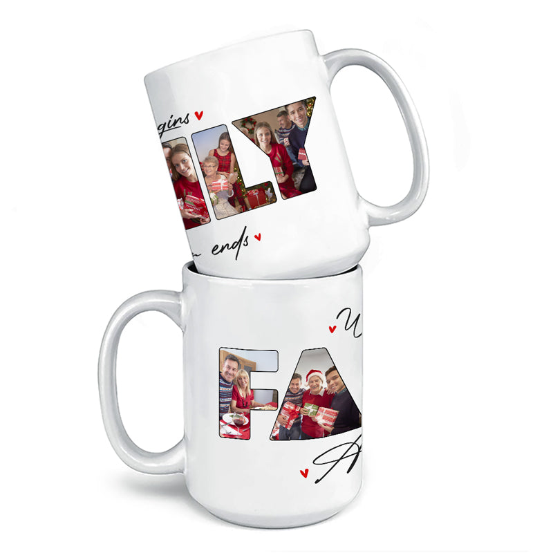 Custom Photo Family Gifts - Personalized Mugs