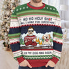 All I Want For Christmas Is My Dog & Beer - Dog Personalized Custom Ugly Sweatshirt - Unisex Wool Jumper - Christmas Gift For Pet Owners, Pet Lovers