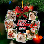 Custom Pet Photo Christmas Gifts for Dog Lovers - Personalized Ornament