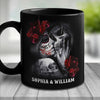I Would Choose You Over A Hundred Lives - Couple Personalized Custom Black Mug - Gift For Husband Wife, Anniversary