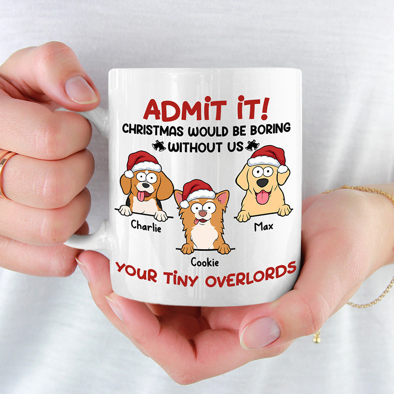 Custom Name Christmas Pet Gifts for Dog and Cat Lovers - Personalized Mugs