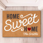 Custom Home Sweet Home Housewarming Gifts - Personalized Doormat