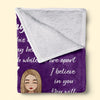 Daughters Are Like Flowers - Family Personalized Custom Blanket - Birthday Gift From Mom