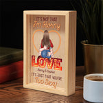 Custom Name Funny Couple Gifts - Personalized Frame Light Box