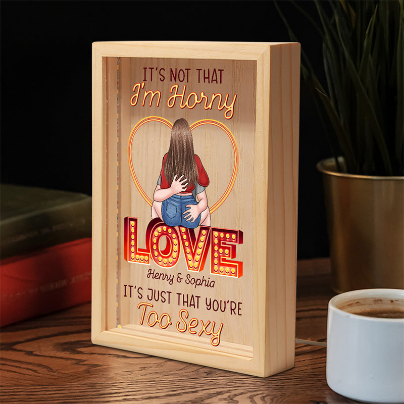 Custom Name Funny Couple Gifts - Personalized Frame Light Box