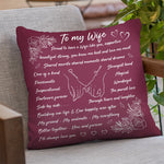Custom Wife Love Gifts - Personalized Pillow