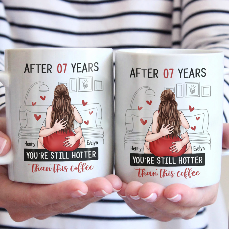 Custom Name Funny Anniversary Gifts for Couples - Personalized Mugs