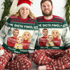 Our Family Is Everything - Family Personalized Custom Ugly Sweatshirt - Unisex Wool Jumper - Christmas Gift For Family Members