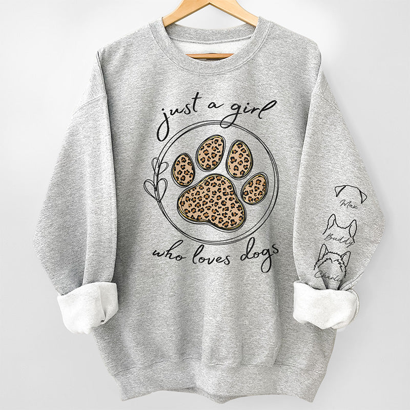 Custom Name Dog Lover Gifts for Women - Personalized Sweater