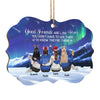 Good Friends Are Like Stars As Always - Bestie Personalized Custom Ornament - Wood Benelux Shaped - Christmas Gift For Best Friends, BFF, Sisters