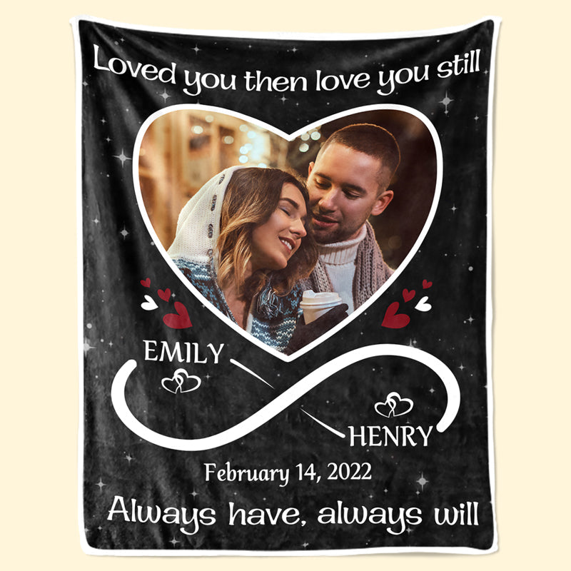 Custom Photo Romantic Couple Gifts - Personalized Blanket