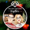 Together Now And Forever - Couple Personalized Custom Ornament - Acrylic Custom Shaped - Christmas Gift For Husband Wife, Anniversary