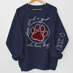 Custom Name Dog Lover Gifts for Women - Personalized Sweater