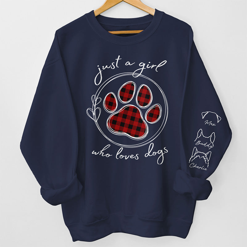 Custom Name Dog Lover Gifts for Women - Personalized Sweater