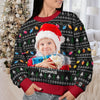 Custom Photo Disorderly But Dazzling - Family Personalized Custom Ugly Sweatshirt - Unisex Wool Jumper - Christmas Gift For Family Members