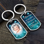 Custom Photo Memorial Butterfly Gifts - Personalized Keychain