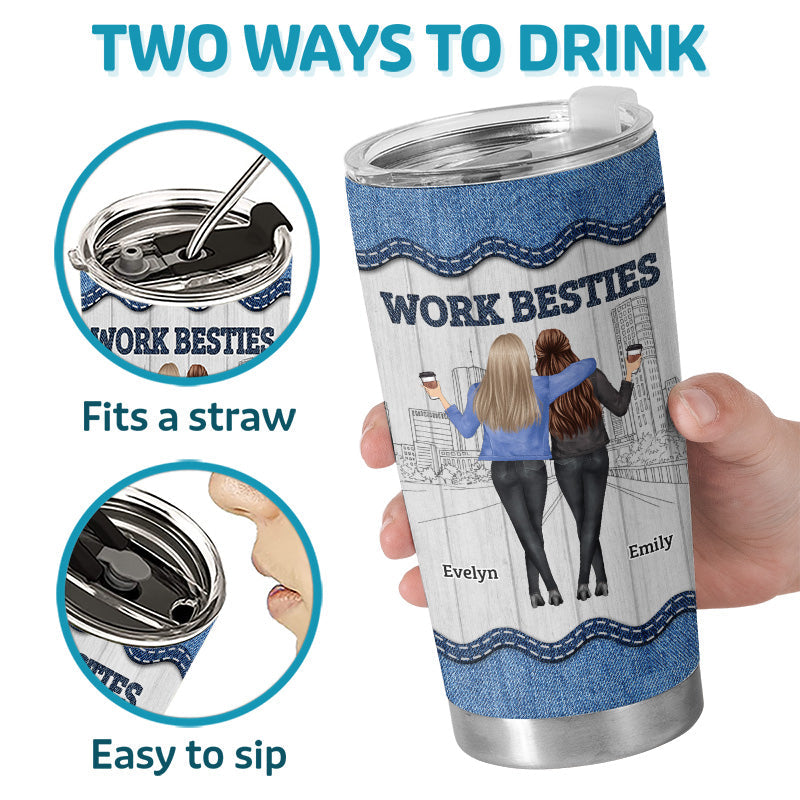 You Are The Reason - Coworker Personalized Custom Tumbler - Gift For Coworkers, Work Friends, Colleagues