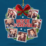Custom Photo Best Friend Christmas Gifts - Personalized Ornament