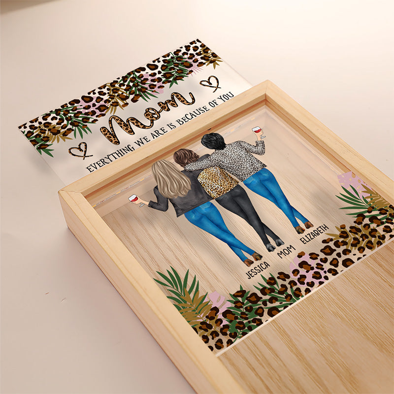 Custom Name Mom Gifts for Mother - Personalized Frame Light Box
