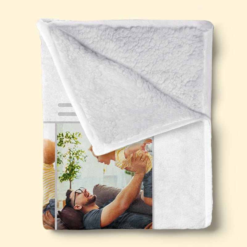 Custom Photo We Will Always Be Connected - Family Personalized Custom Blanket - Gift For Family Members