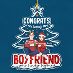 Custom Name Funny Christmas Gifts for Boyfriend - Personalized Ornament