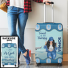 The Sky Is Calling And I Must Go - Travel Personalized Custom Luggage Cover - Gift For Traveling Lovers