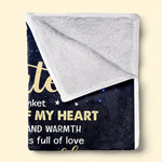 Custom Name Daughter Gifts for Women - Personalized Blanket