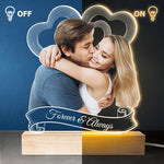 Custom Photo Romantic Gifts for Couples - Personalized 3D LED Light
