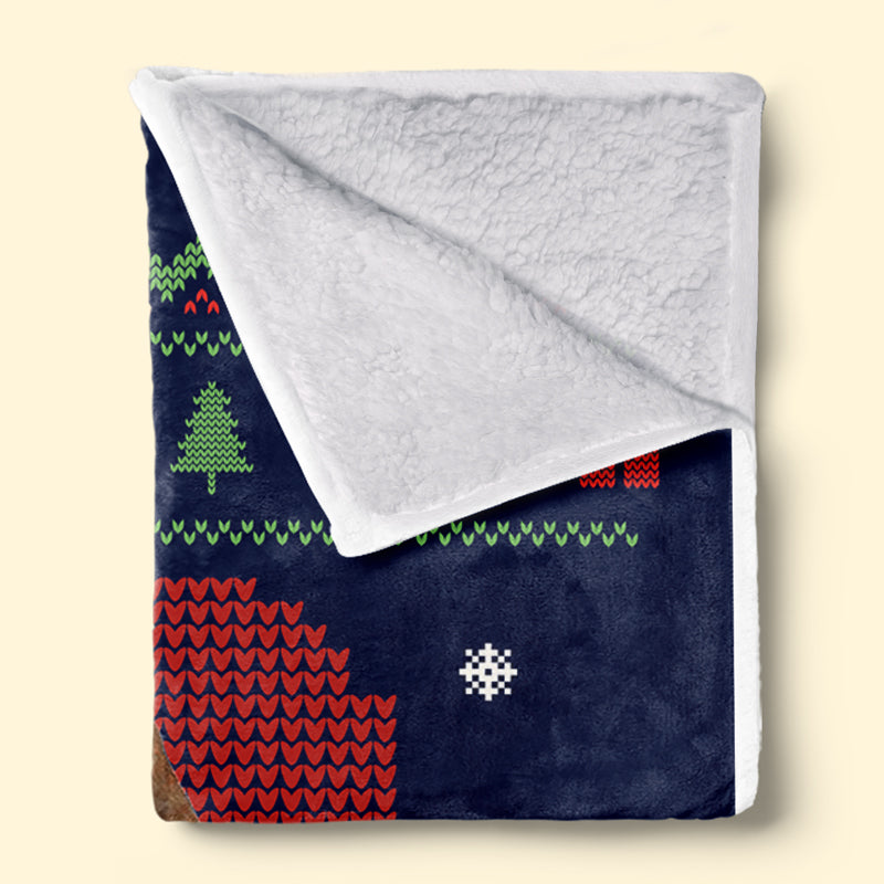 Custom Pet Photo Christmas Gifts for Dog Lovers - Personalized Blanket
