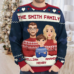 Custom Name Christmas Family Gifts - Personalized Sweatshirt